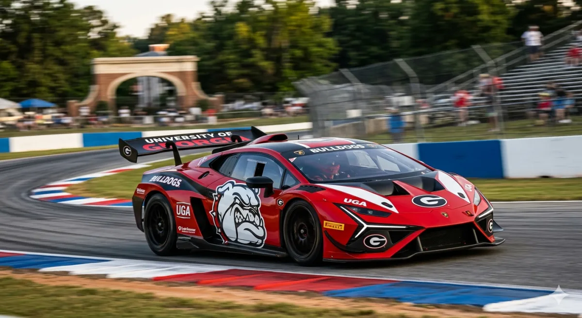University Lamborghini GT3 race car