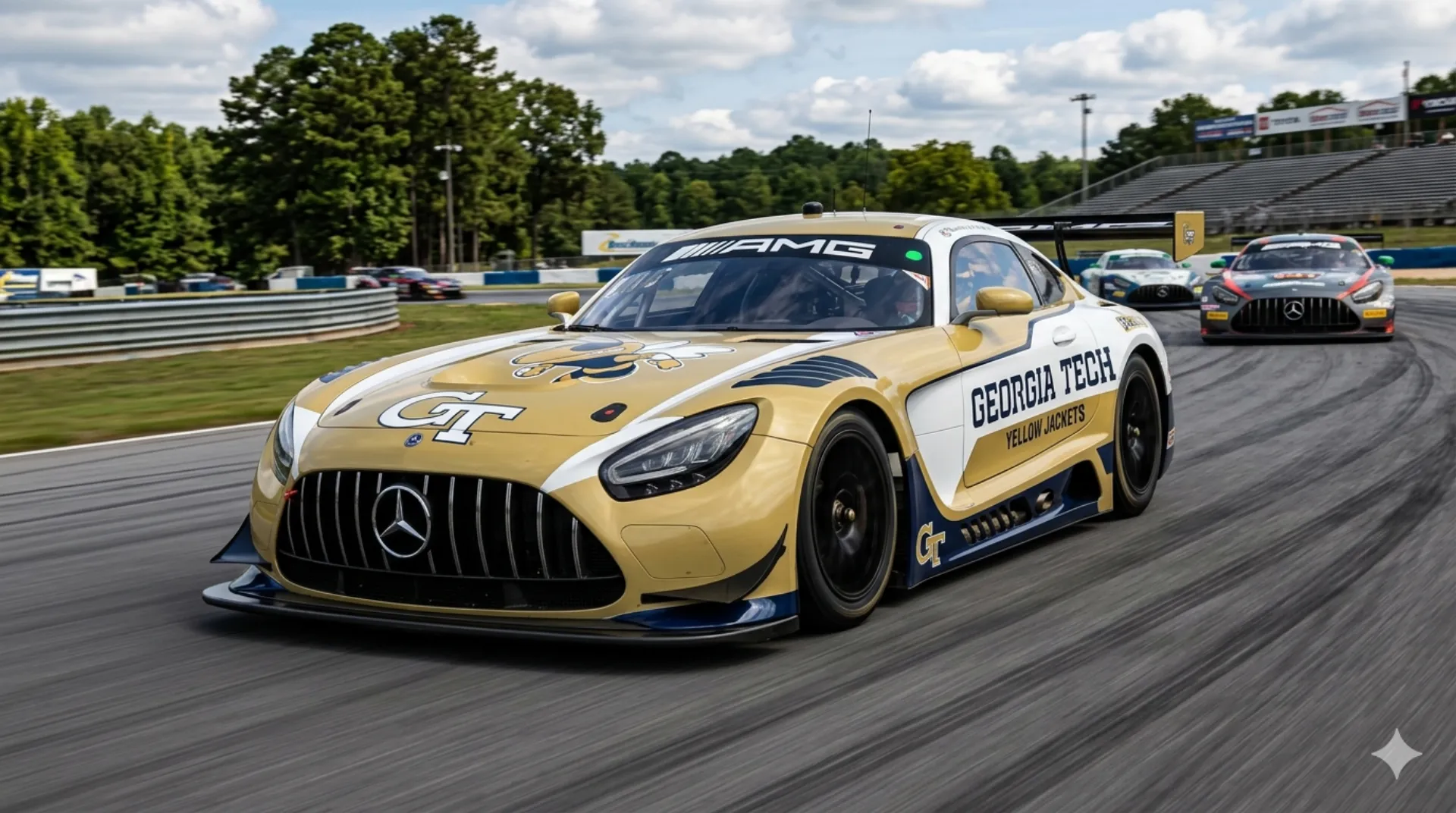 University Mercedes-AMG GT3 race car